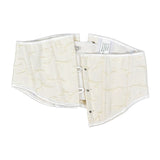 Fongt New Milk White Relief Flower Short Girded 16Cm3 Buckle Fish Bone Support Lol Rita Waist Seal