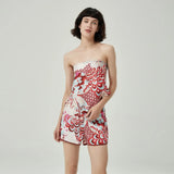 Two Piece Set Women Summer Wrap top & High-Waist Shorts Chic Lady Za Women Outfit Shorts Sets ensemble