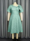 Fongt New Tihua Fabric Flower Dress African Grand A Dress Dresses