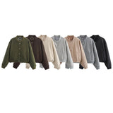 Fongt Women's ZA Summer New 5 Color Soft Jacket Jacket