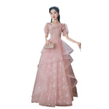 Pink Evening Dress Women's 2025 New Light Luxury Small High-End Senior Sensing Adult