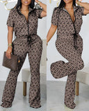 Independent Station New Spring / Summer 2023 Fashion Printed Zipper Jacket 2-Piece Set-Outfit