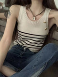 Fongt Fragrant Style Small Sling Girl Summer New French Retro With Short Vest Sleeveless Top