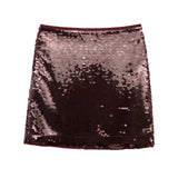 Fongt Women's Autumn And Winter Temperament Light Fashion New Party Squin Mini Skirt