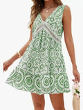Fongt Summer Women's Colorless Long Sleeveless Long-Term Loose Dress Tide