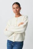 Fongt New Soft Stuff Lazy Velvet Buckle Jacket | Knitted Round Collar Daily