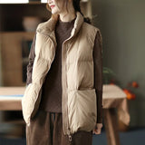 Fongt New Down Cotton Han Version Of Autumn And Winter Loose Thin Horse Clip Women's Fashion Vest