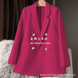 Fongt And Autumn Small Suit Jacket Women 2025 New Korean Version Of The Relaxed Leisure Net Red Suit Women's Top