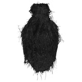 Fongt Spring New Women's Pure Hot Girl Sexy Hanging Back Light Filament Espoo Short Outer Vest