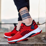 Men Vulcanize Shoes Casual Comfortable Sneakers Wear-resisting Non-slip Male Mesh Tenis Masculino Plus Size