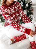 Tops Casual Long Sleeve Print Knitted