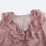 Fongt Homemade New Women's Classic Animal-Printed Stacked Decored Shirt 2067103