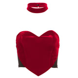 Fongt Spring Fashion Trend Women's New Word Shoulder To Wear Body-To-Back Sexy Vest