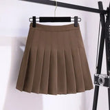 women Autumn Winter Korean Sweet 3 Piece Set Preppy Style White Blouse+Plaid Vintage Knitted Cardigan+Pleated Skirts Sets