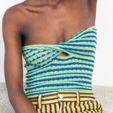 Fongt Explosion Women's Vacation Sexy Striped Sweater Knitted
