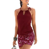 Summer Sexy Flower Sleeveless