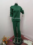 Fongt 2025 New Solid Color Casual Blouse Loose Comfortable Design Micro-Thorn Trousers Set Woman