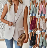 Fongt New Casual Fashion Temperament Suit Vest Women's Clothing
