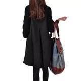 Fongt Autumn And Winter New Korean Version Of The Large Size Of Women's Clothing In The Long Loose Caravan Cape Coat
