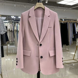 Fongt Suit Jacket Woman 2025 Design Sense Korean Version Of The New Fried Street Casual Temperament Trend Small Suit