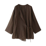 Spring Kimono Cross Coat 6078572 Casual Pants 5057572-Outfit