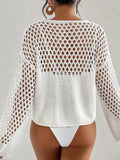 Fongt Beachwear Knitted Long-Sleeved Bikini Shirt