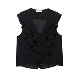 Fongt Feng 2025 New Summer Laminate Decoration Shirt 8372079 Laminate Decorative Skirt 8372080 Two-Piece Cover