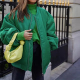 Spring Autumn Bomber Jacket Men And Women Warm Zipper Pockets Winter Coat Female Jacket Parkas Female