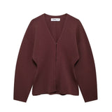 Fongt 2025 New Loose Sleeve Knitted Coat 5536160 Knitted Mini Dress 5536161 Set