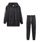 Fongt Spring Women's Clothing Hot Fashion Casual Pure Stripe Two Sets Of Sportswear Women's Clothing