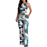 Fongt New Urban Casual Print Women's Trousers Suit