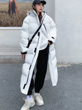 2024 Winter Warm Parka Long Women's Down Jacket Snow Coat Women Hooded Jacket Thicken Warm Elegnat Female Windproof