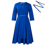 Fongt Women's 2025 Autumn And Winter 2025 New Fashion V-Neck Solid Dress With High-Waisted African Dress