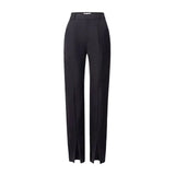 Ladies Black Pencil split Casual