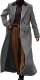 Fongt Autumn And Winter Hairs, Which Lengthn The Coat Man Thicker, The Double Buckle Wind Coat