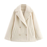 Fongt Women's Clothing 2025 Spring New Beads And Casual Fashion This Half-Hued Coat