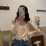 Fongt Coat Long-Sleeved Thin Jacket Autumn 2024 New Korean Version Loose Short With A Small Knit-Outfit