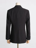 Fongt Sleeve Small Suit 2024 Summer New Temperament Senior Sense Irregular Slim Type Formal Suit Jacket Female-Outfit