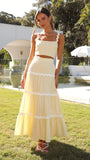 Fongt Summer New Simple Sexy Corrugated Skirt-88193-Outfit