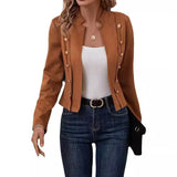 Fongt Autumn And Winter Large-Size Women's Coat Cardigan Suit Multi-Grain Buckle