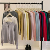 Fongt Style Gentle Retro Small Gold Button Net Version Long-Sleeved Knitted Shirt Women Autumn Collar Soft Glutinous Sweater