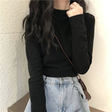 Fongt 2024 New Interior With Long-Sleeved T-Shirt Student Top Women's
