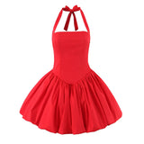 Fongt Homemade New Women's Classic Fashion Fashion Oceanic Hanging Neck Punk Punk
