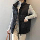 Fongt New Down Cotton Han Version Of Autumn And Winter Loose Thin Horse Clip Women's Fashion Vest