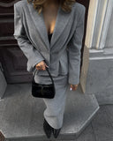 Fongt Spring New Fashion Waist Temperament Suit Jacket Half-Dress Woman