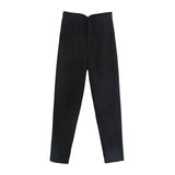 Fongt Workplace Women's Display High Waist Waist Suit Trousers 38 Color Reduced Age And Ankle Pants