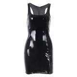 Faux Leather Bodycon Mini