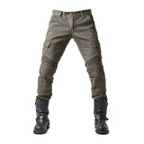 Motorcycle Protective Pants Men's Motorcycle Skinny Jeans, Breathable And Wear-Resistant Cargo Pants-Outfit