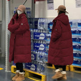 Cotton-Padded Jacket 2024 New Oversize Cotton-Padded Jacket In The Long Coat-Outfit