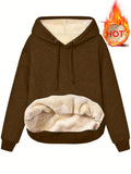 Fongt Wish Autumn And Winter Fashion Women's Clothing Warm Pocket Hoodie Coat Top